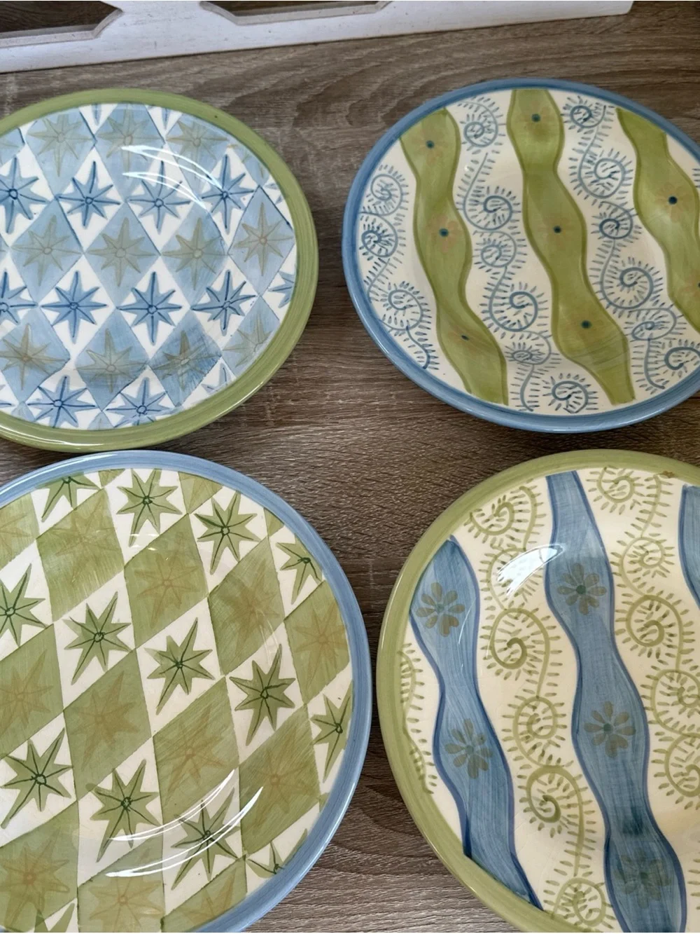 Pottery Barn Allegra Salad Plates 8.5